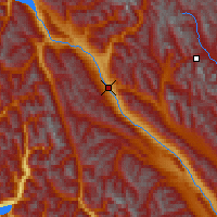 Nearby Forecast Locations - Golden - Carte