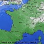 Images satellite de France