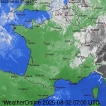 Images satellite de France
