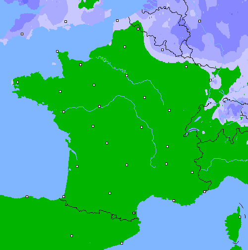 Précipitations (24 h) France